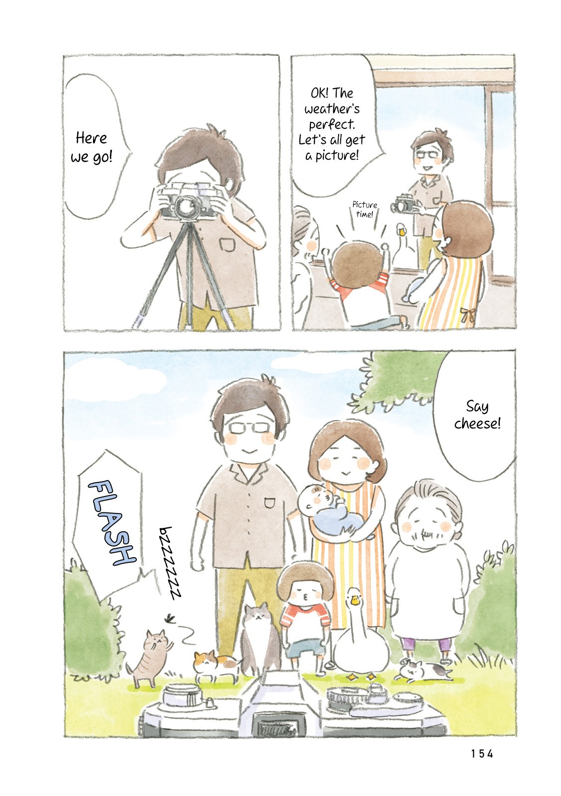 Little Ken and a Cat. Sometimes a Duck Chapter 17 page 12 - Chapter 17: Ken the Big Brother [END]