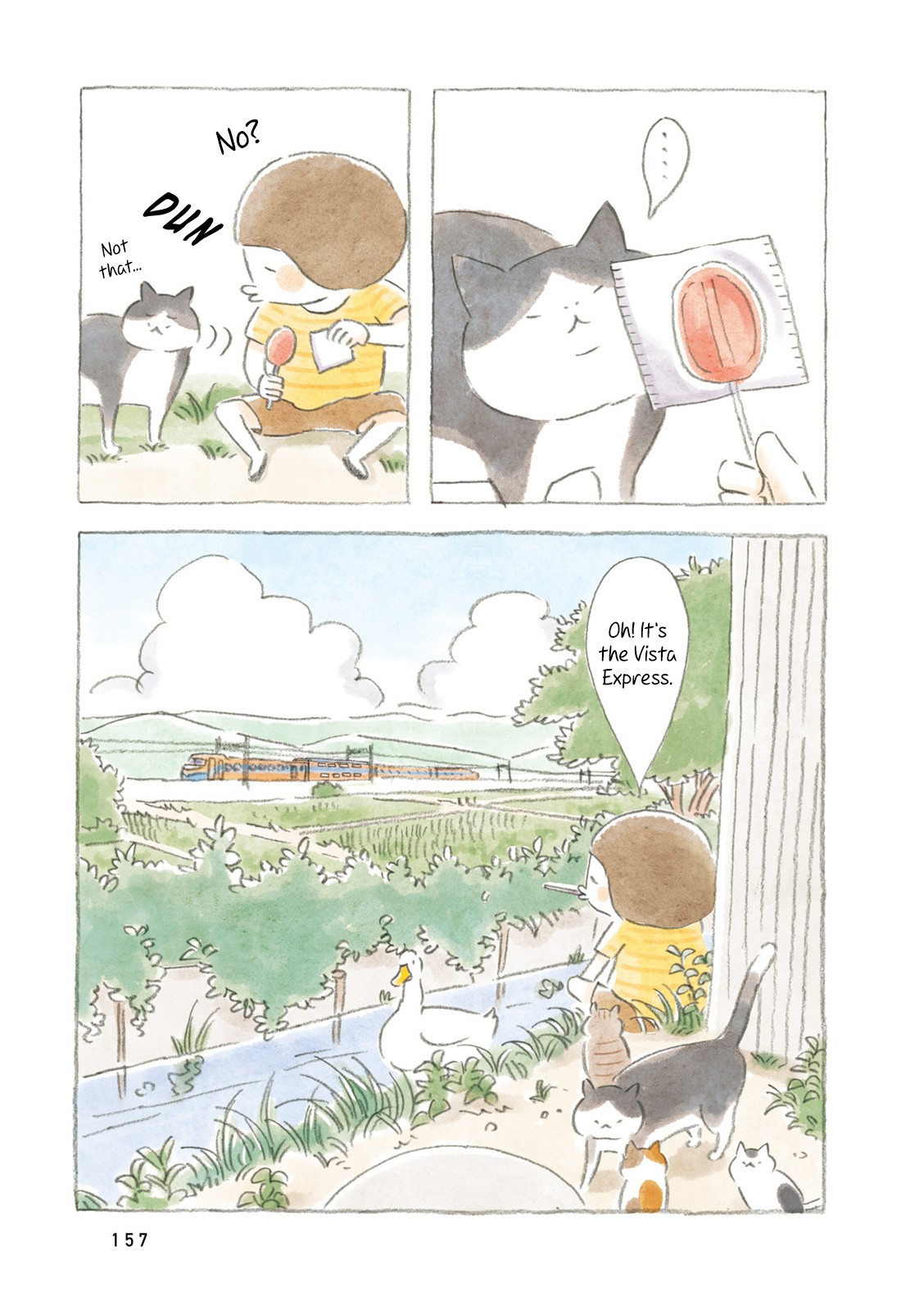 Little Ken and a Cat. Sometimes a Duck Chapter 17 page 15 - Chapter 17: Ken the Big Brother [END]