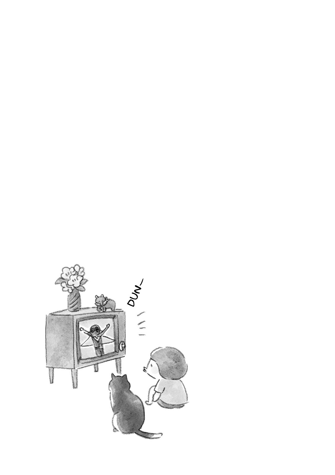 Little Ken and a Cat. Sometimes a Duck Chapter 17 page 17 - Chapter 17: Ken the Big Brother [END]