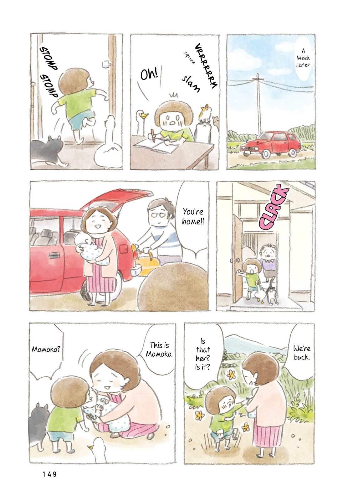 Little Ken and a Cat. Sometimes a Duck Chapter 17 page 7 - Chapter 17: Ken the Big Brother [END]