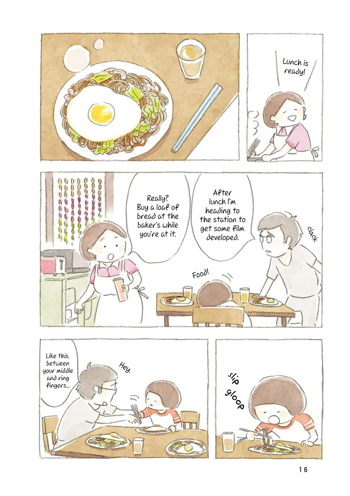 Little Ken and a Cat. Sometimes a Duck Chapter 2 page 4 - Chapter 2: Dad and His Camera