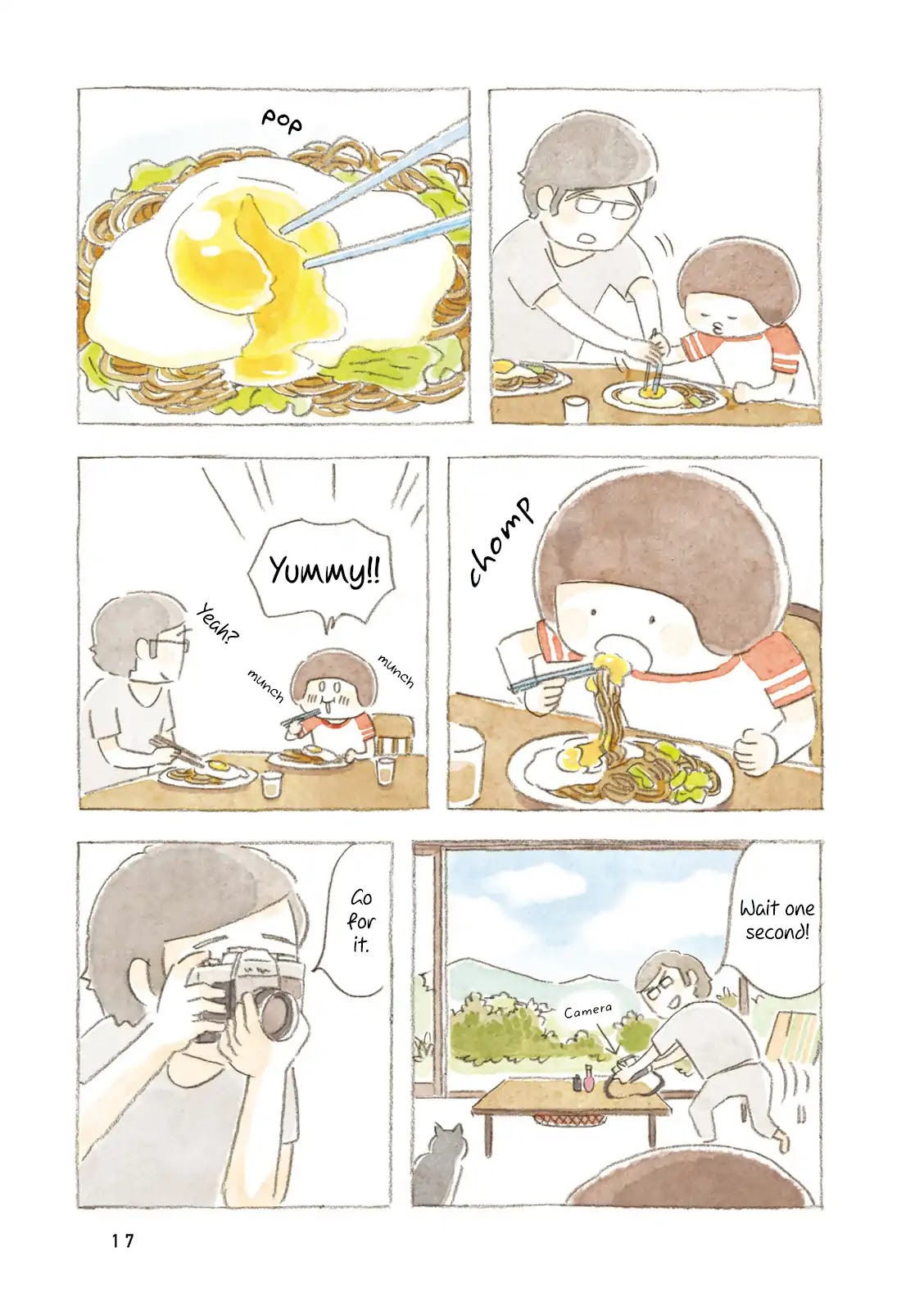 Little Ken and a Cat. Sometimes a Duck Chapter 2 page 5 - Chapter 2: Dad and His Camera