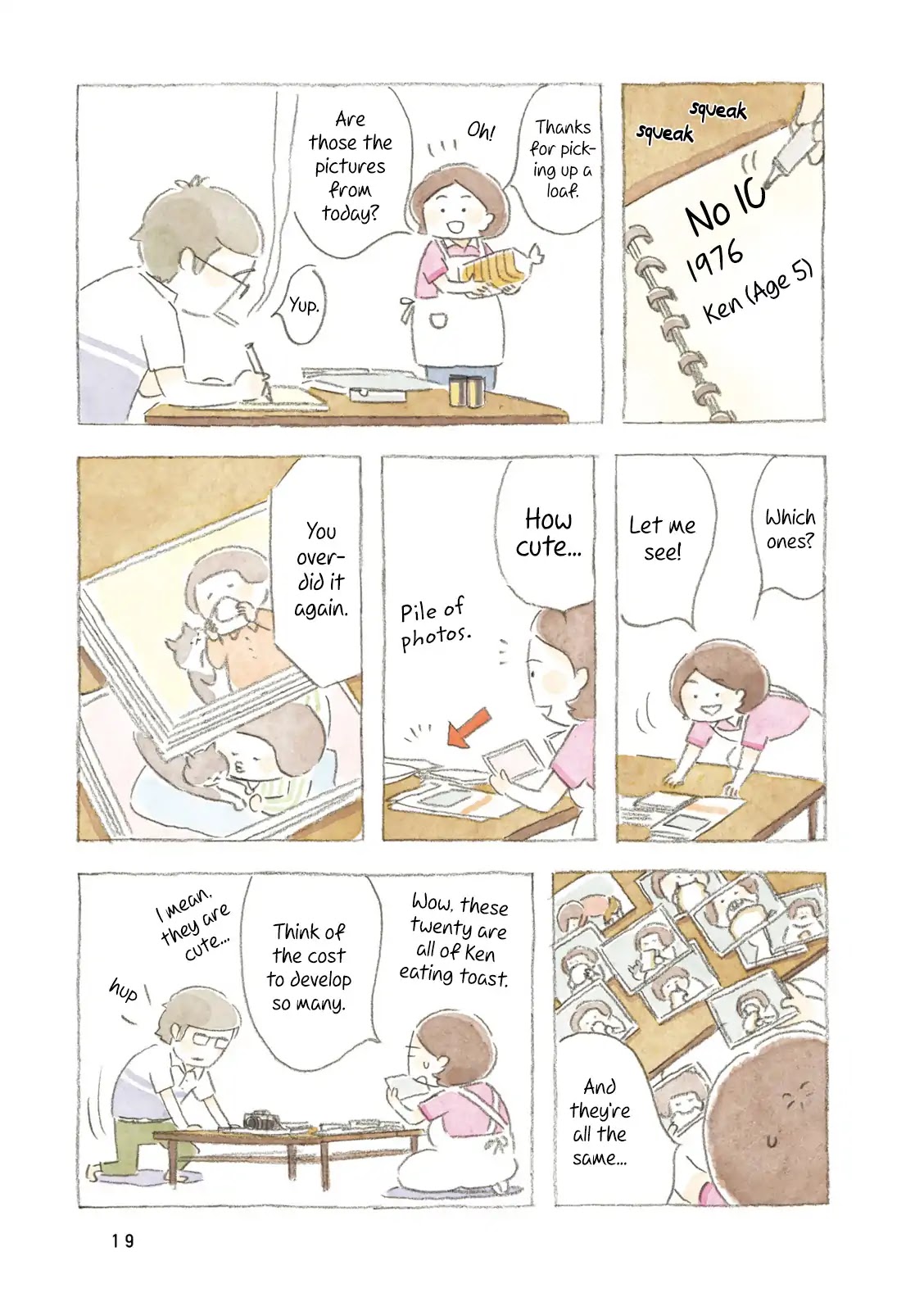Little Ken and a Cat. Sometimes a Duck Chapter 2 page 7 - Chapter 2: Dad and His Camera
