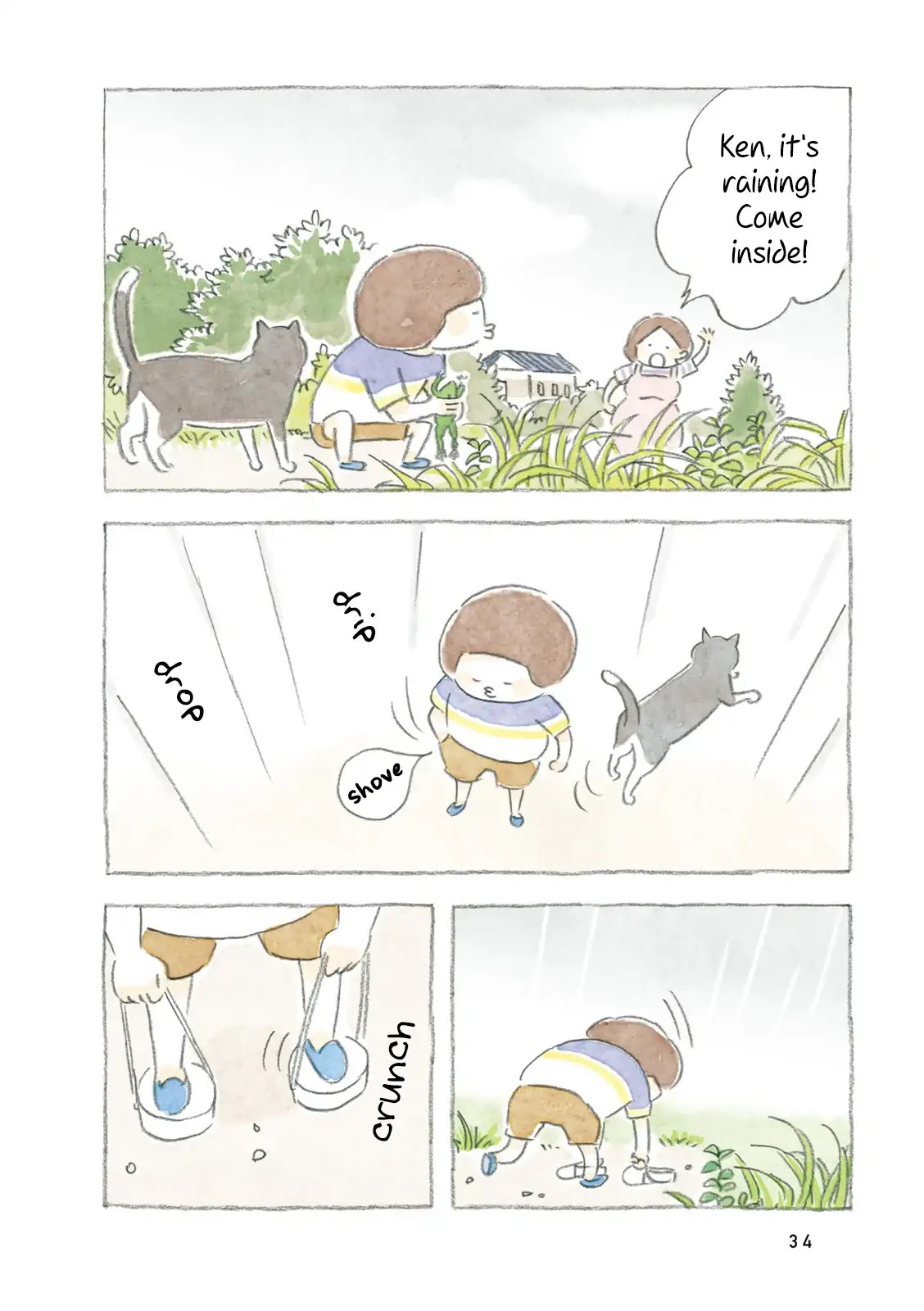 Little Ken and a Cat. Sometimes a Duck Chapter 4 page 4 - Chapter 4: My Pockets