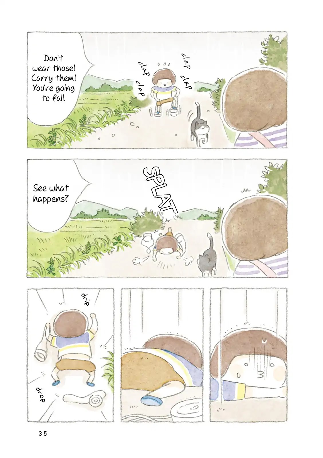 Little Ken and a Cat. Sometimes a Duck Chapter 4 page 5 - Chapter 4: My Pockets