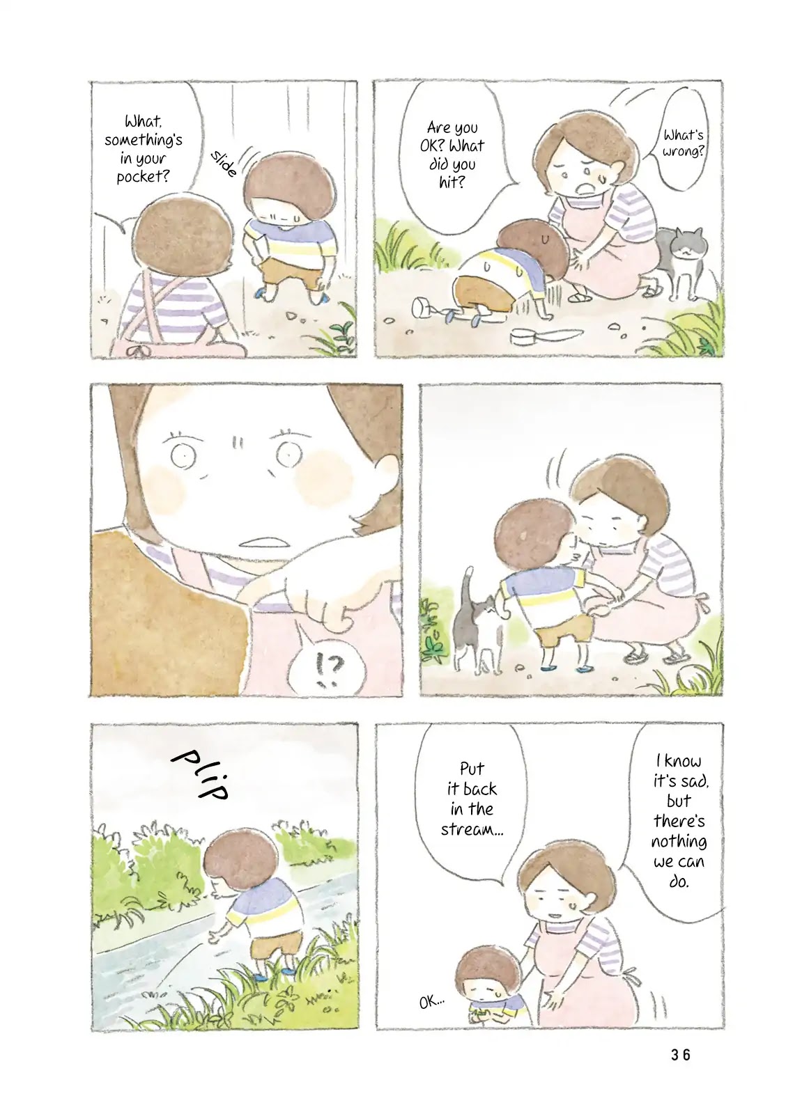 Little Ken and a Cat. Sometimes a Duck Chapter 4 page 6 - Chapter 4: My Pockets