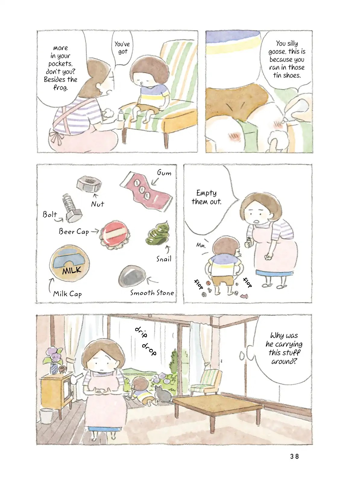 Little Ken and a Cat. Sometimes a Duck Chapter 4 page 8 - Chapter 4: My Pockets