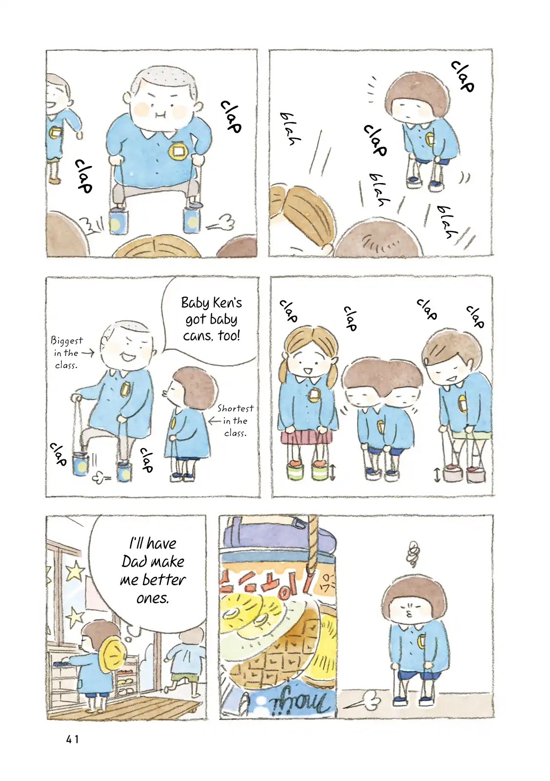 Little Ken and a Cat. Sometimes a Duck Chapter 5 page 3 - Chapter 5: My Clappers