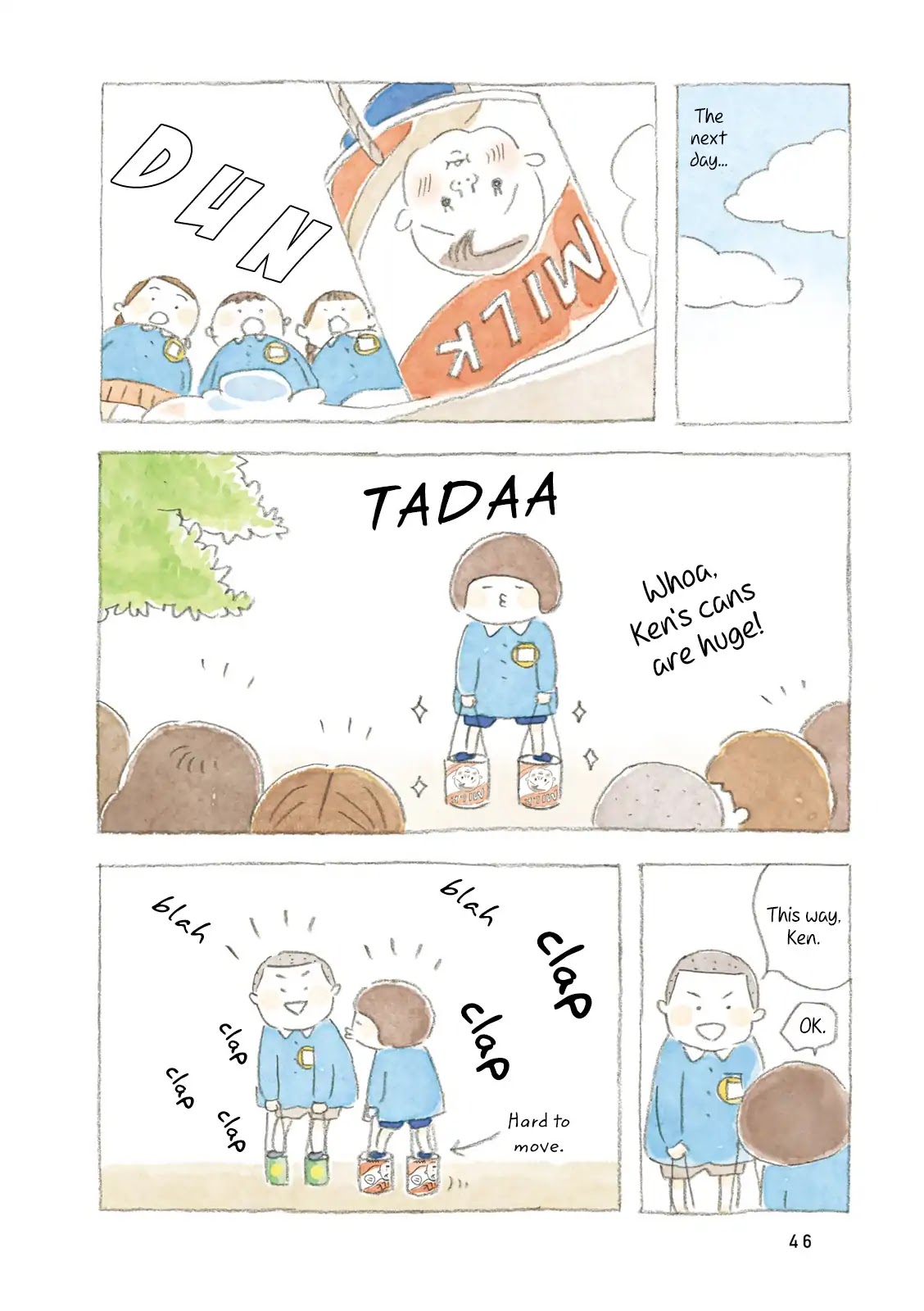 Little Ken and a Cat. Sometimes a Duck Chapter 5 page 8 - Chapter 5: My Clappers