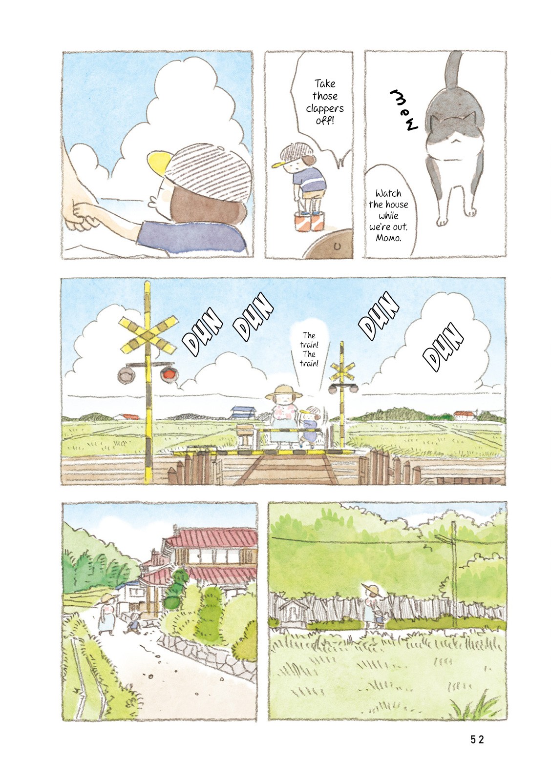 Little Ken and a Cat. Sometimes a Duck Chapter 6 page 4 - Chapter 6: Gran'ma's Tomatoes