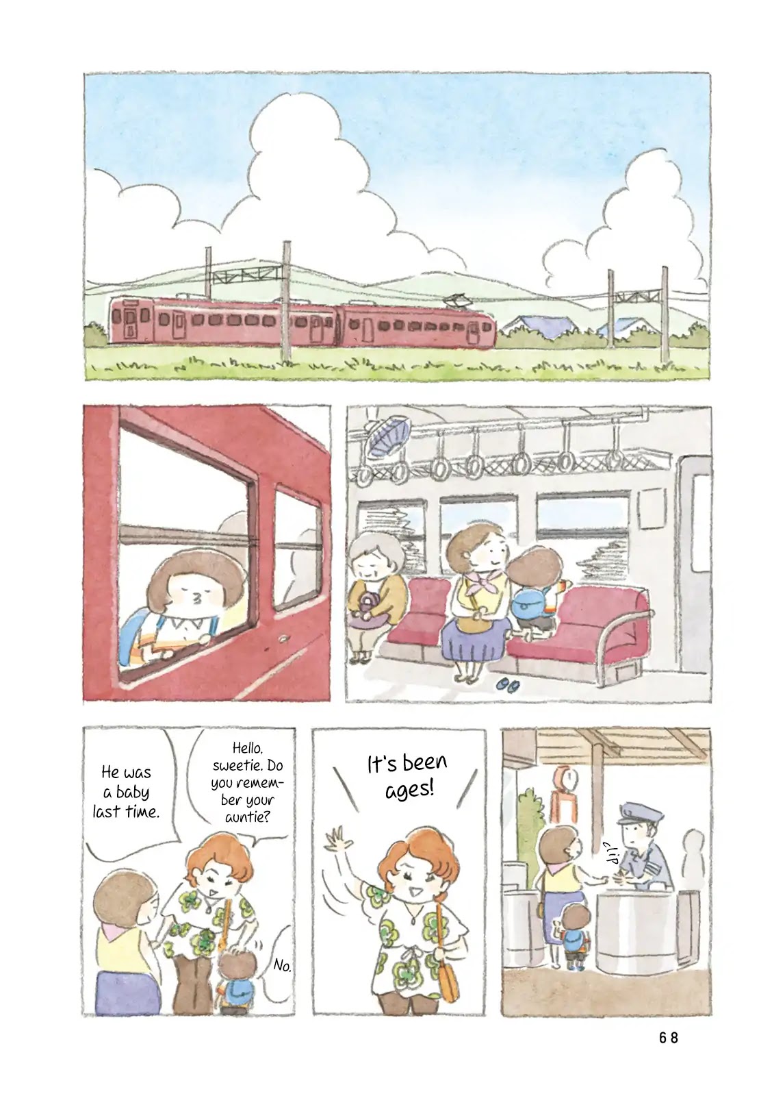 Little Ken and a Cat. Sometimes a Duck Chapter 8 page 4 - Chapter 8: A Working Dad