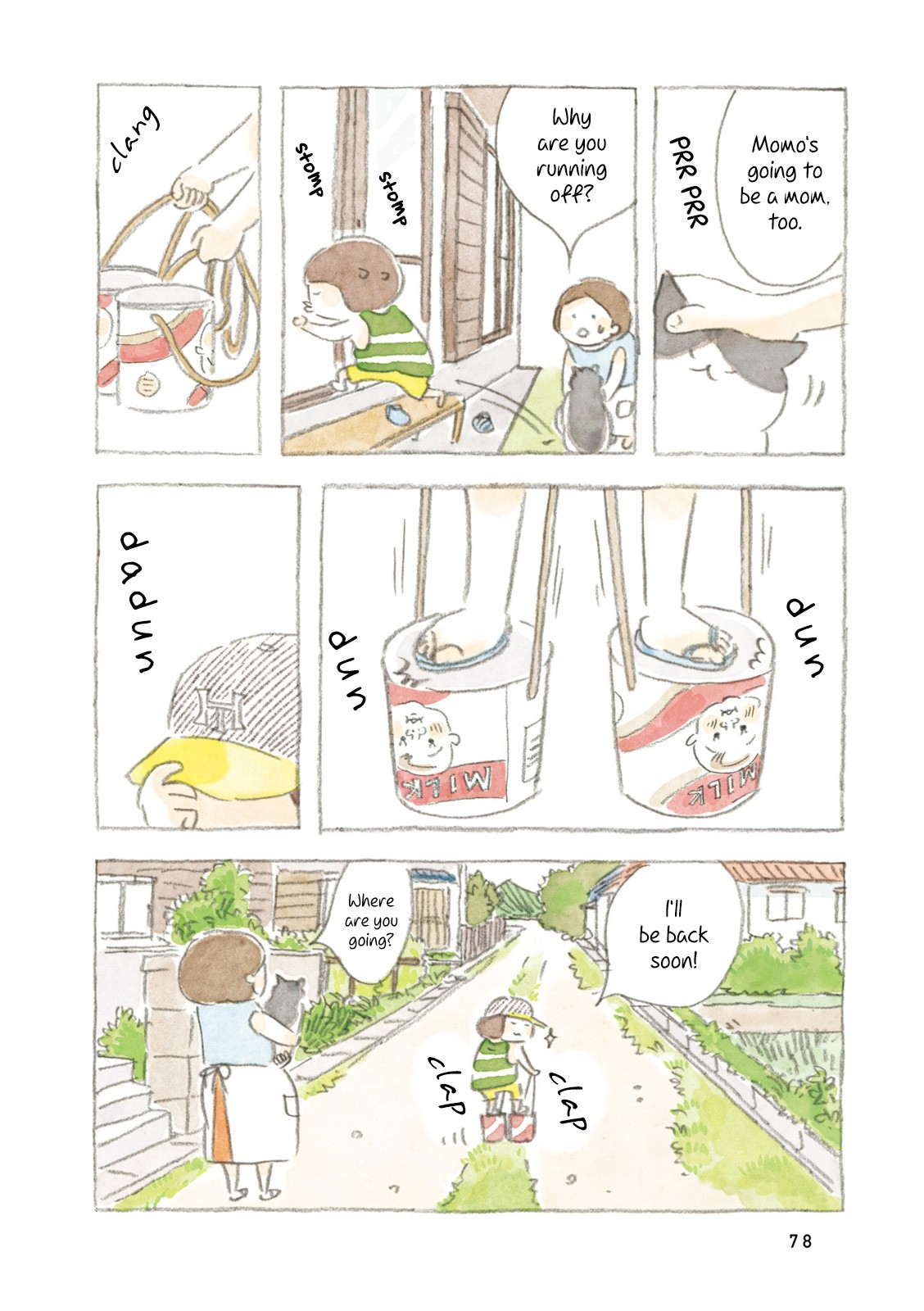 Little Ken and a Cat. Sometimes a Duck Chapter 9 page 4 - Chapter 9: Babies
