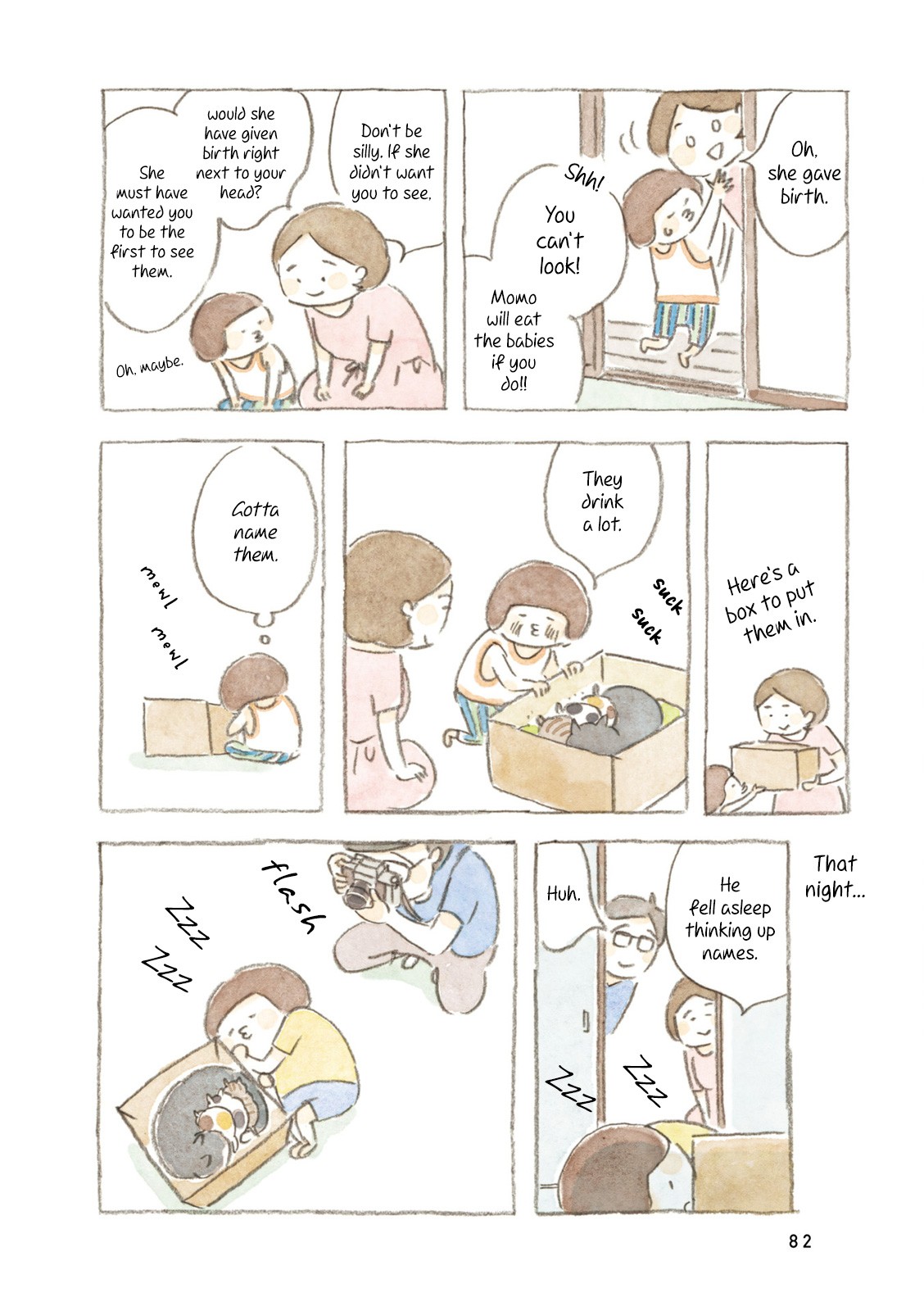 Little Ken and a Cat. Sometimes a Duck Chapter 9 page 8 - Chapter 9: Babies