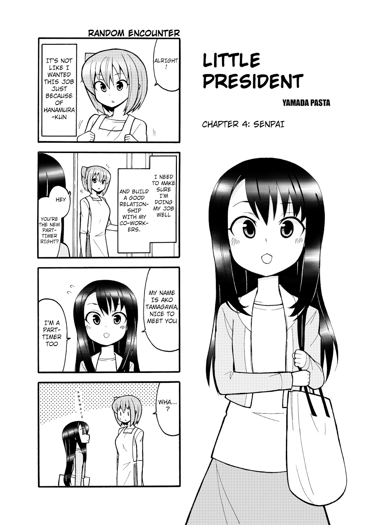 Little President Chapter 4 page 1 - Chapter 4: Senpai