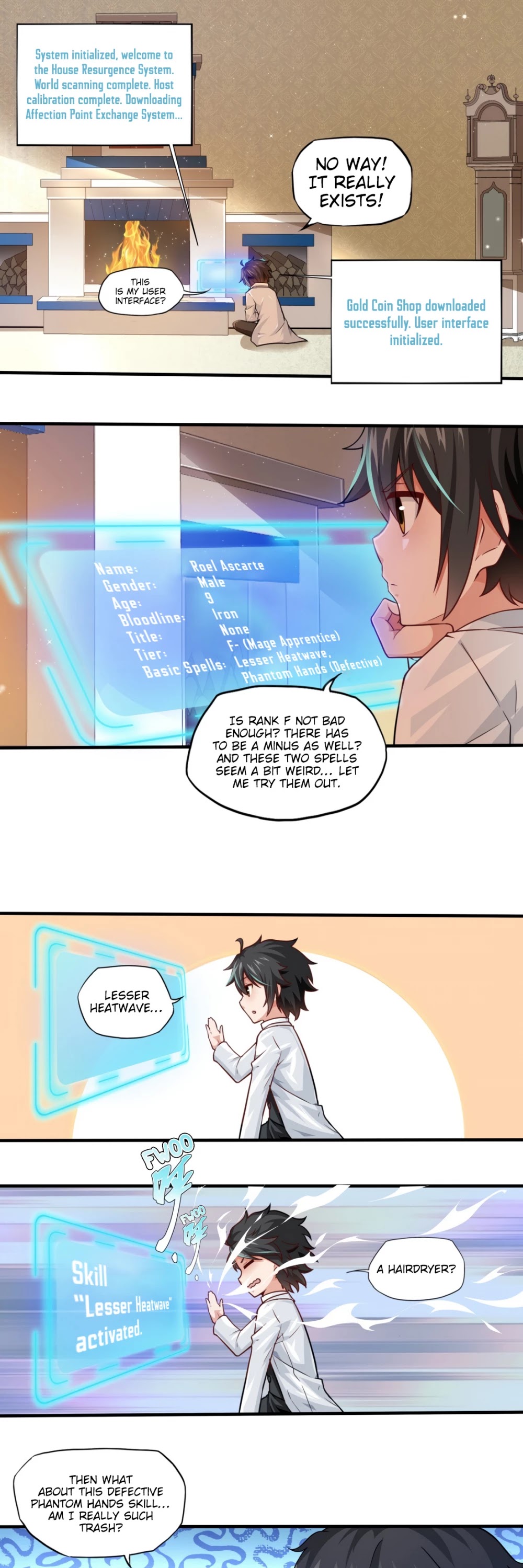 Little Tyrant Doesn't Want to Meet with a Bad End Chapter 1 page 13 - Chapter 1: Awakening the House Resurgence System
