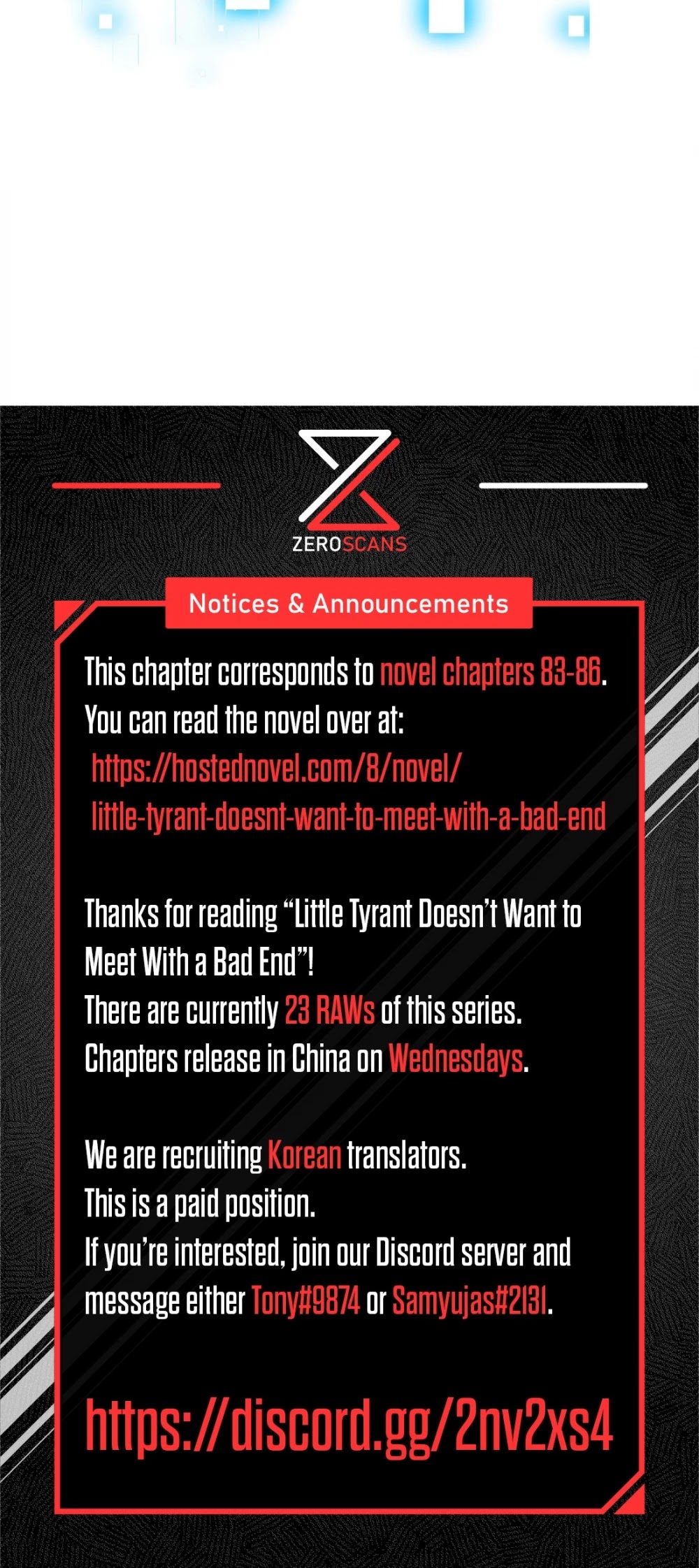 Little Tyrant Doesn't Want to Meet with a Bad End Chapter 19 page 40 - Chapter 19: Billowing Bloodmist
