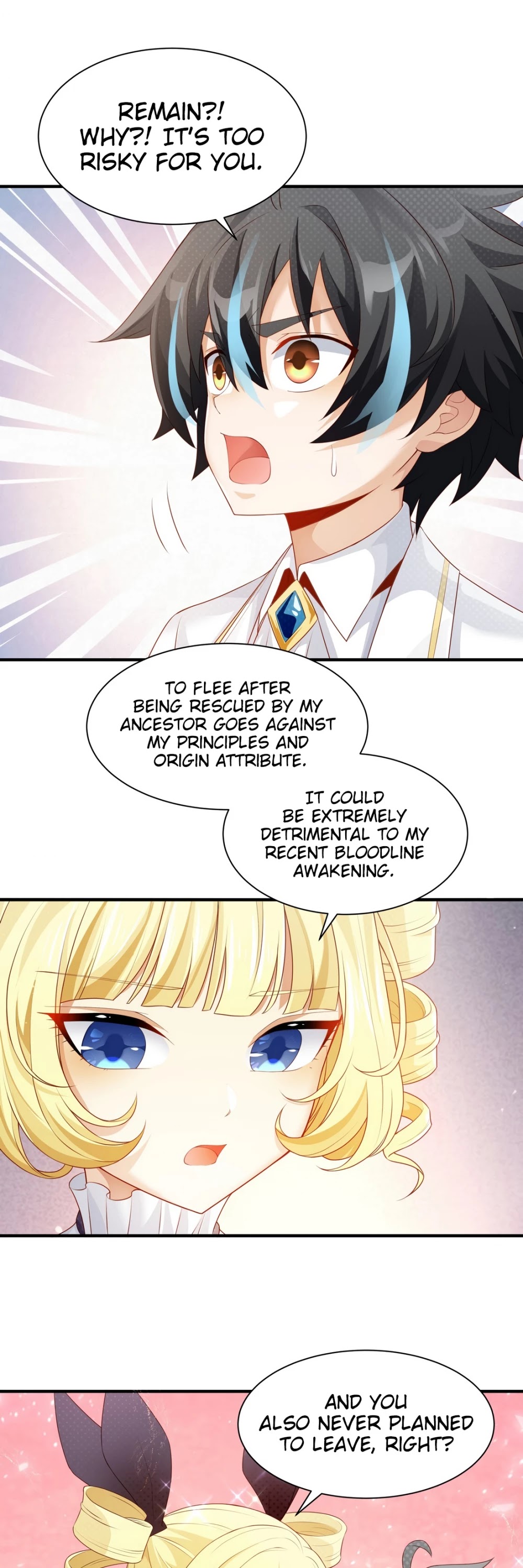 Little Tyrant Doesn't Want to Meet with a Bad End Chapter 21 page 16 - Chapter 21: I Don't Want to Leave You