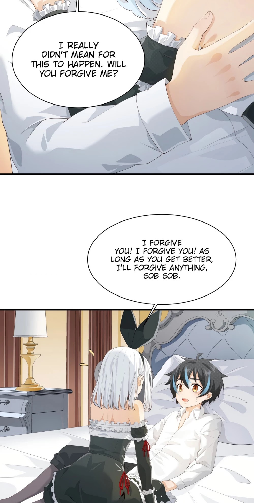 Little Tyrant Doesn't Want to Meet with a Bad End Chapter 25 page 42 - Chapter 25: I heard you were sick!