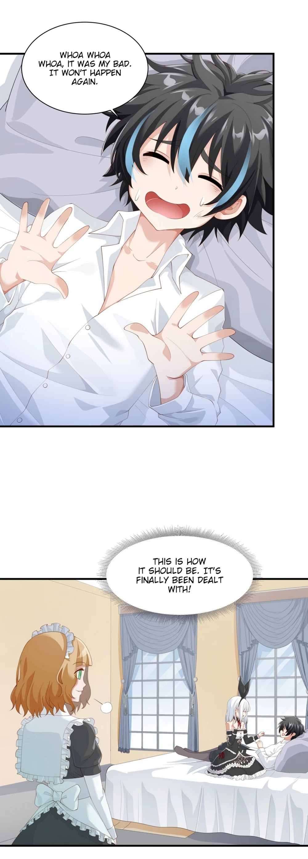 Little Tyrant Doesn't Want to Meet with a Bad End Chapter 25 page 47 - Chapter 25: I heard you were sick!