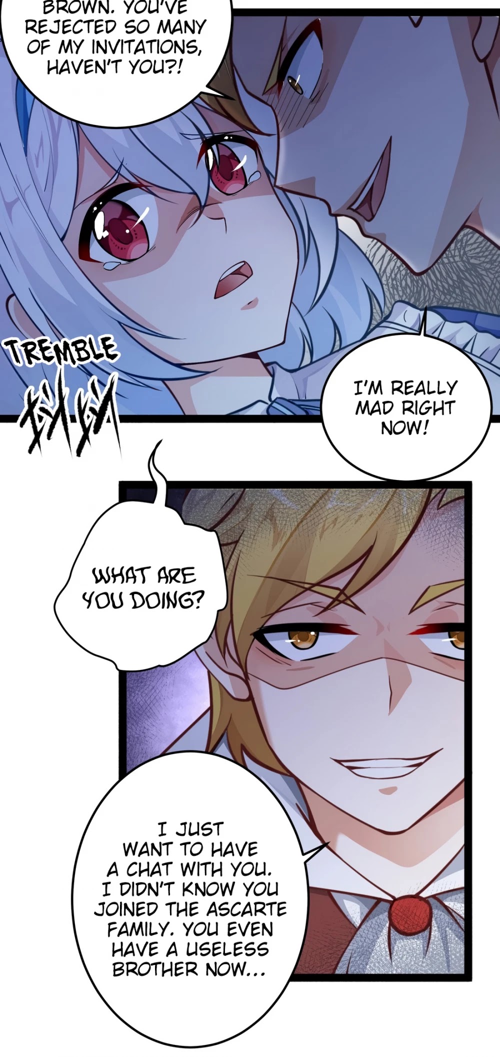 Little Tyrant Doesn't Want to Meet with a Bad End Chapter 8 page 17 - Chapter 8: I Got Careless. I Didn’t Dodge