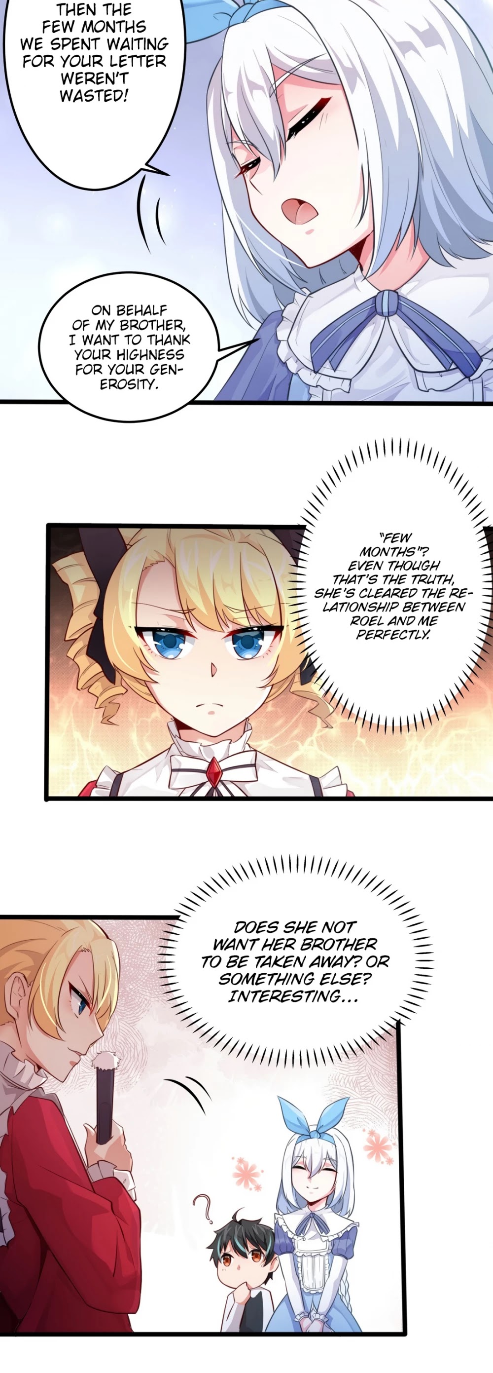 Little Tyrant Doesn't Want to Meet with a Bad End Chapter 8 page 6 - Chapter 8: I Got Careless. I Didn’t Dodge