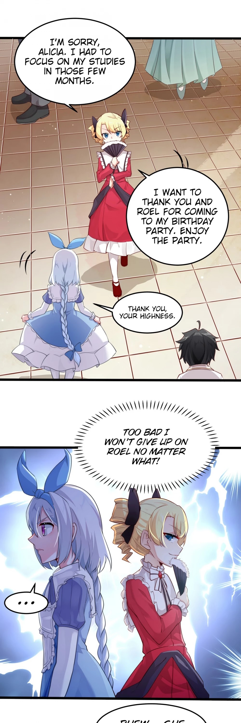 Little Tyrant Doesn't Want to Meet with a Bad End Chapter 8 page 7 - Chapter 8: I Got Careless. I Didn’t Dodge