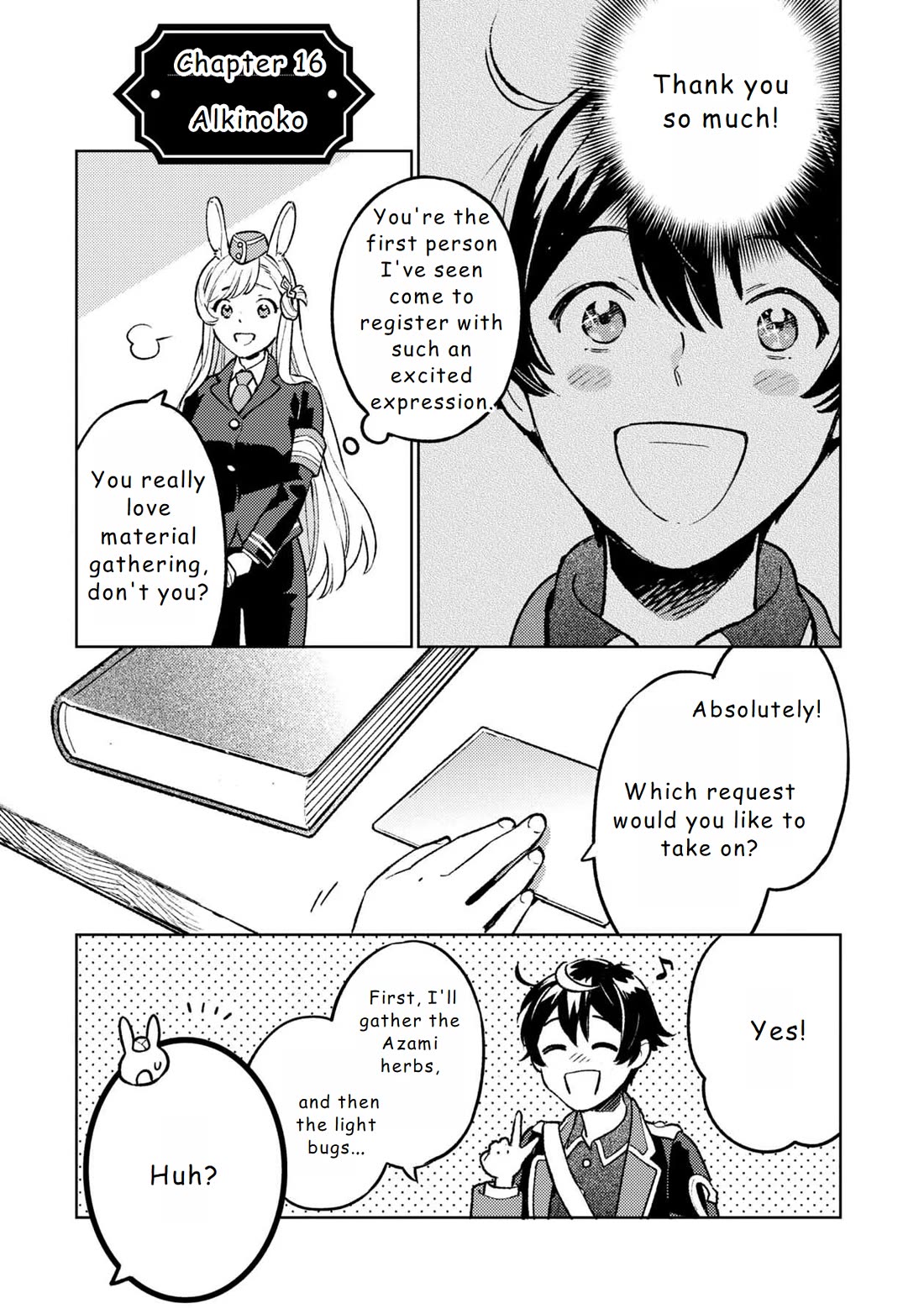 Living a Carefree Life Collecting Raw Materials in Another World Chapter 16 page 1 - Chapter 16