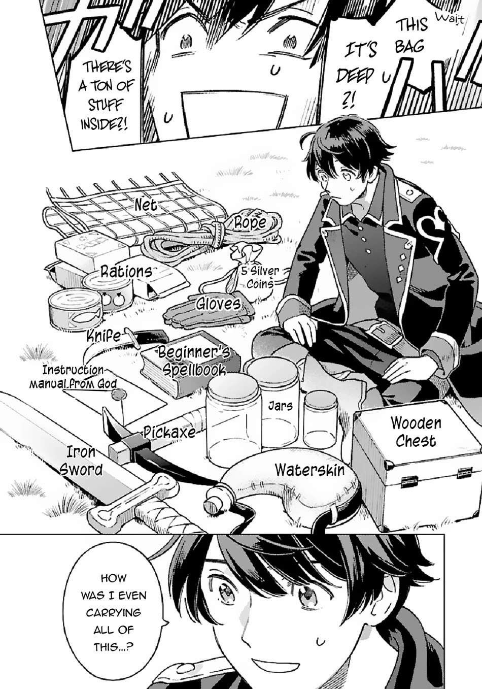 Living a Carefree Life Collecting Raw Materials in Another World Chapter 2 page 7 - Chapter 2