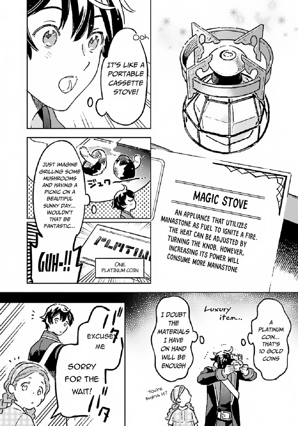 Living a Carefree Life Collecting Raw Materials in Another World Chapter 5 page 7 - Chapter 5