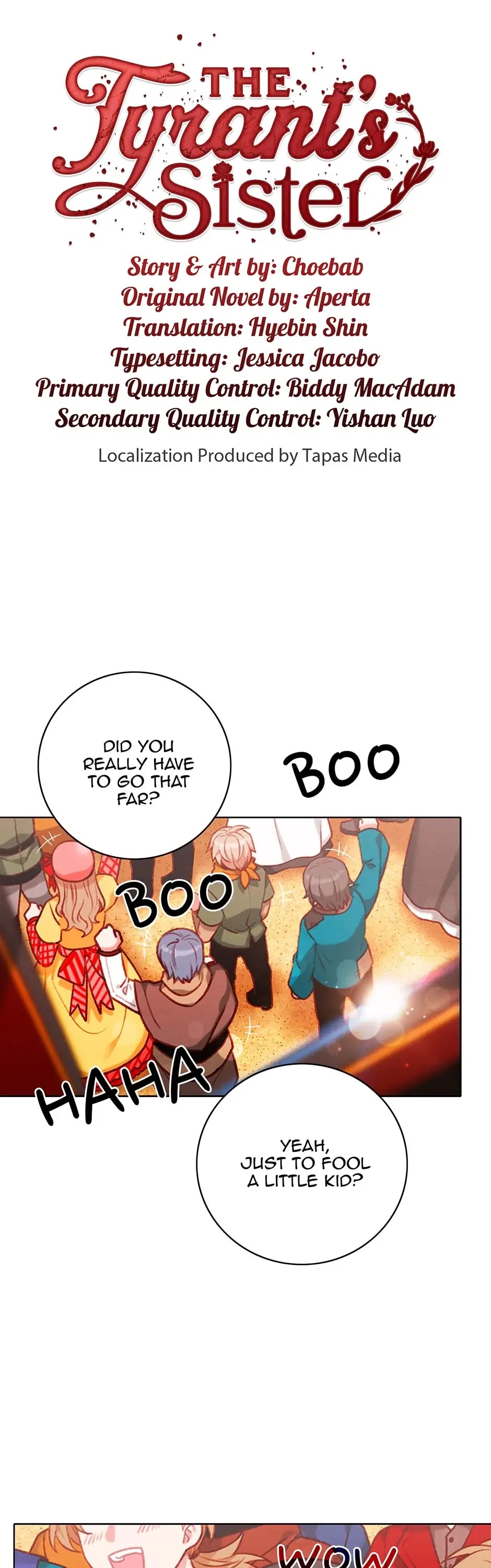 Living as the Tyrant's Older Sister Chapter 123 page 1 - Chapter 123: Childish