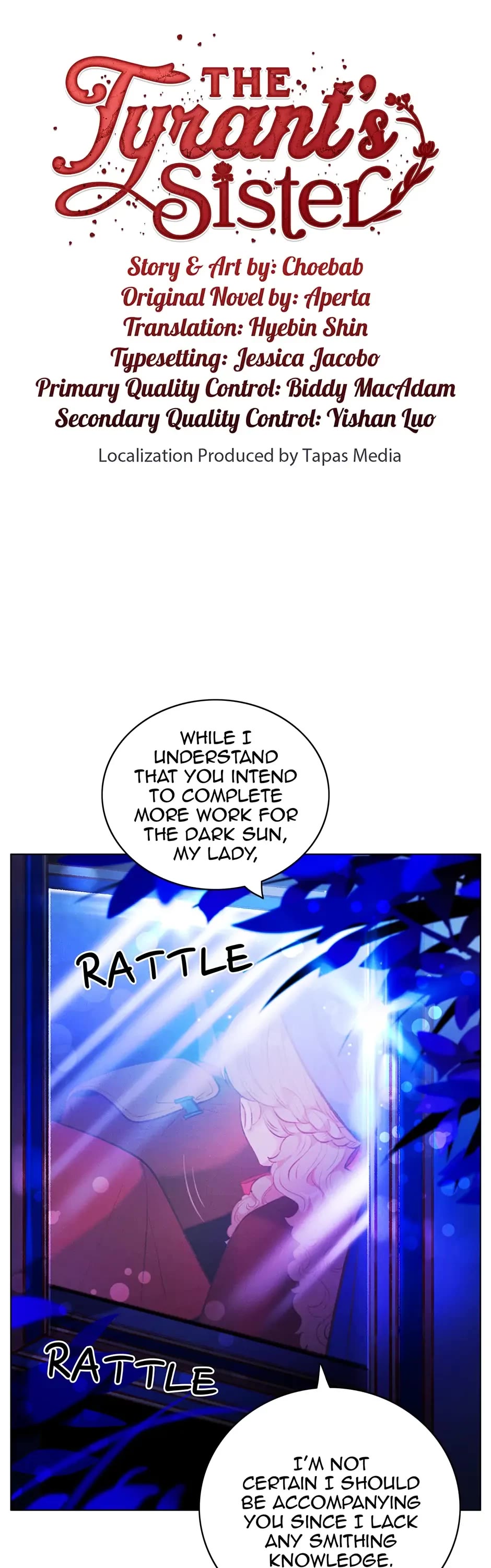 Living as the Tyrant's Older Sister Chapter 127 page 1 - Chapter 127: A Corroborating Witness