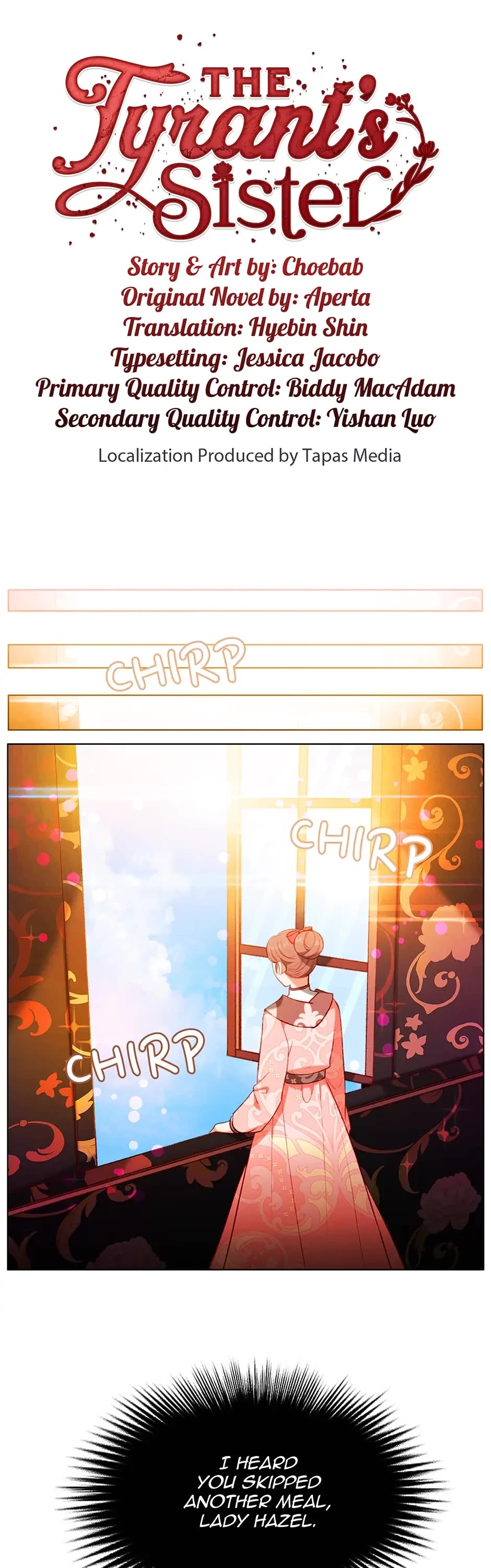 Living as the Tyrant's Older Sister Chapter 133 page 1 - Chapter 133: Cross Your Heart