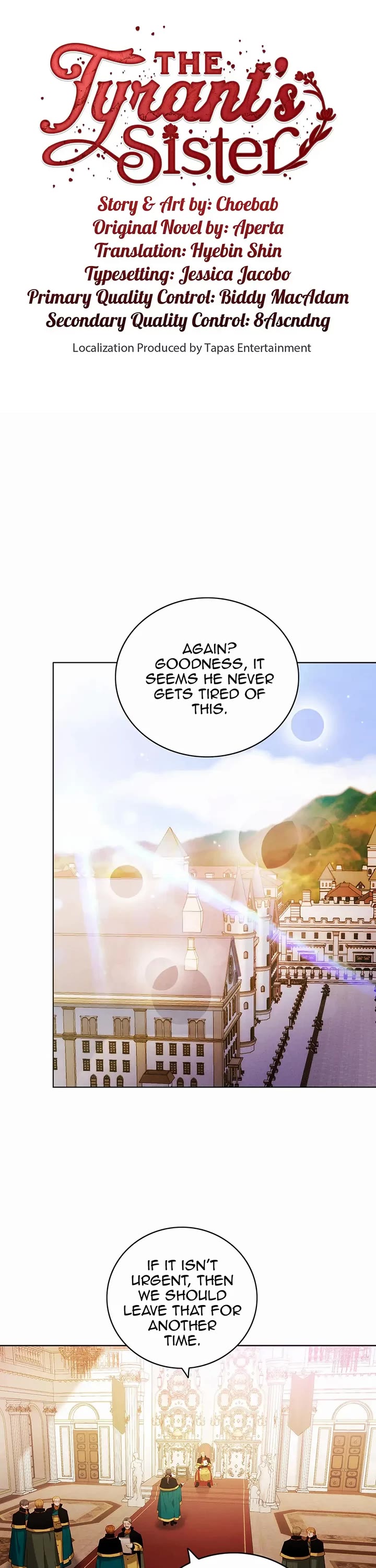 Living as the Tyrant's Older Sister Chapter 141 page 1 - Chapter 141: Simple Matters