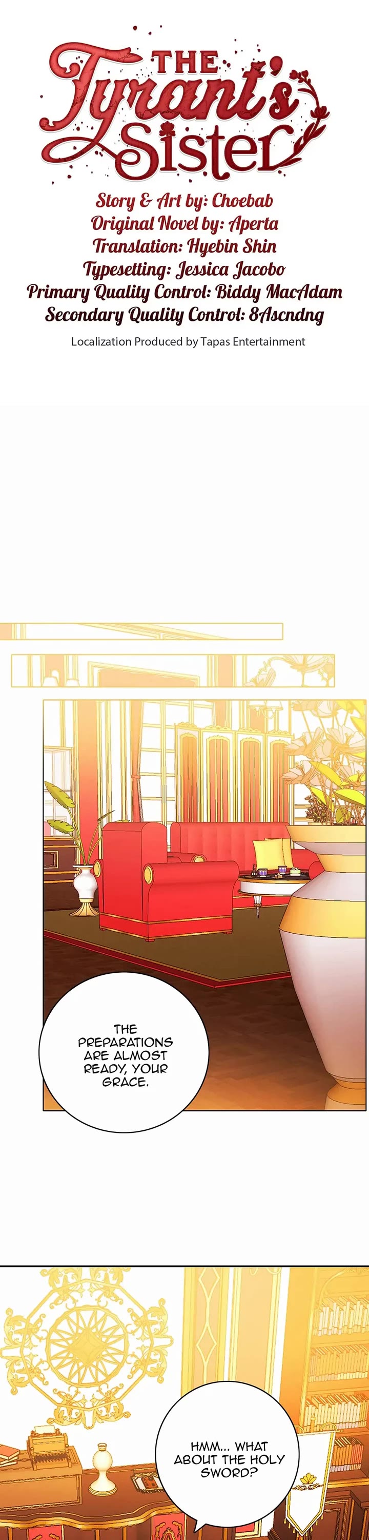Living as the Tyrant's Older Sister Chapter 154 page 1 - Chapter 154: Survive