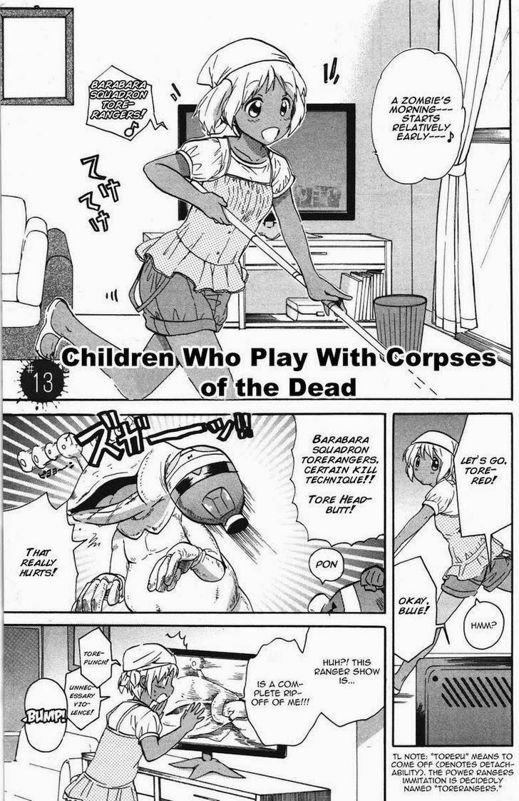 Living Dead! Chapter 13 page 1 - Chapter 13: Children Who Play with Corpses of the Dead