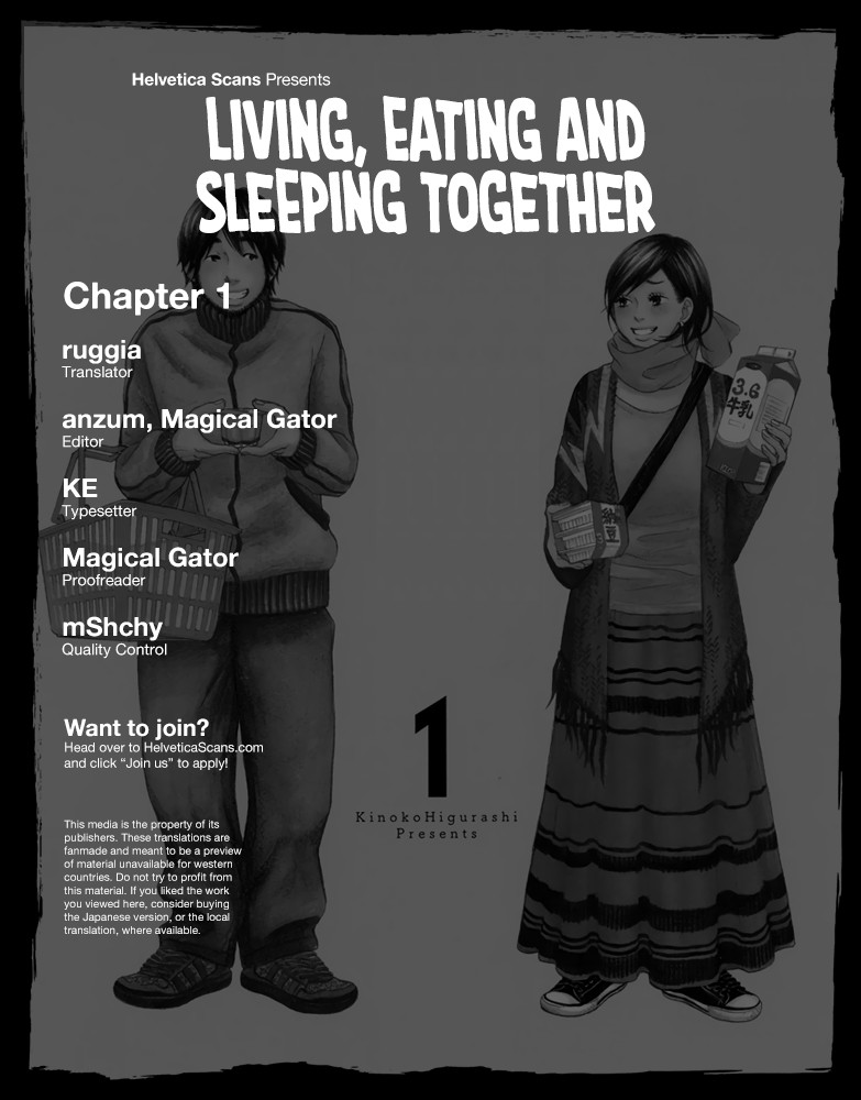 Living, Eating and Sleeping Together Chapter 1 page 1 - Chapter 1: More Than a Couple, Less Than Husband & Wife