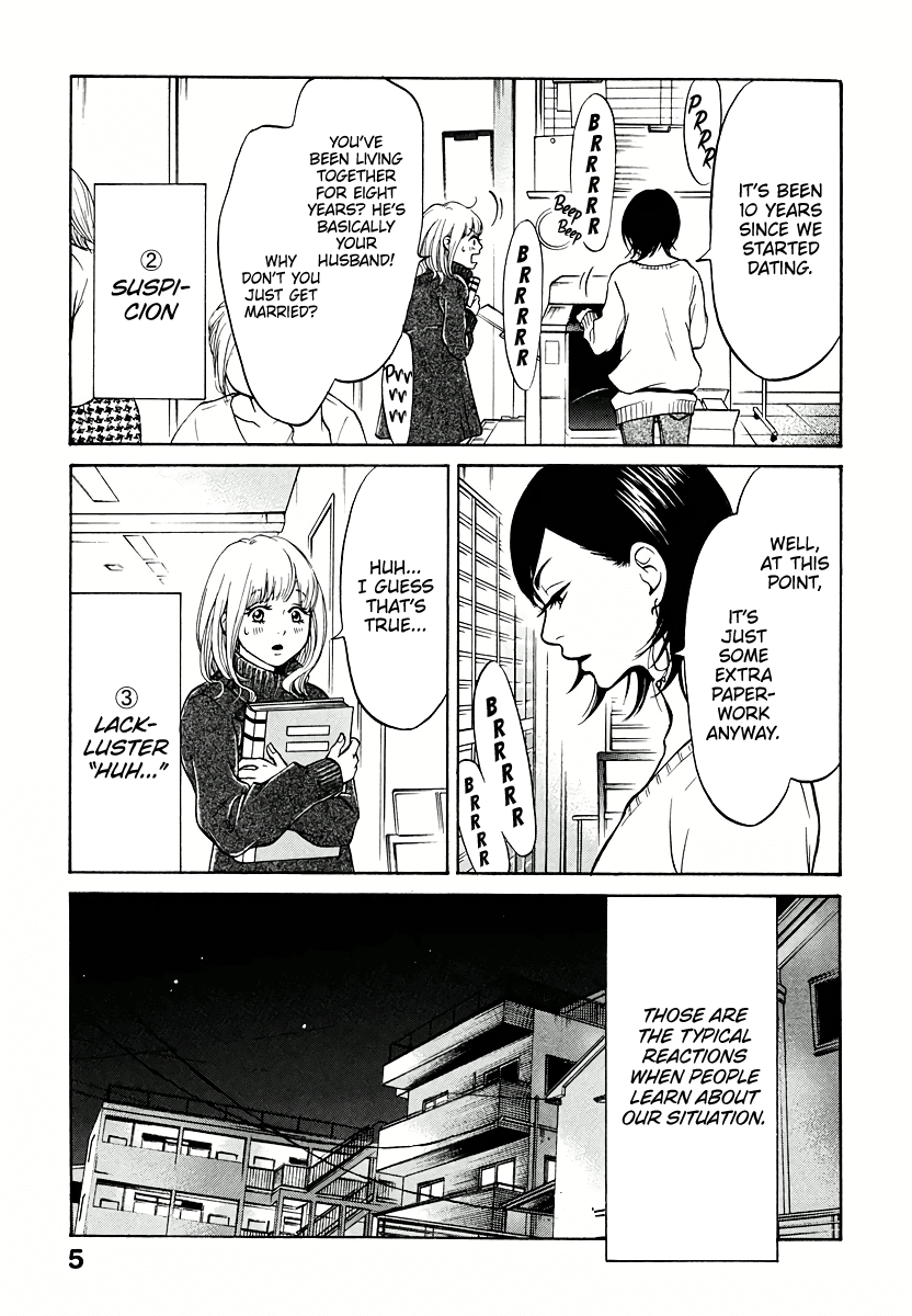Living, Eating and Sleeping Together Chapter 1 page 7 - Chapter 1: More Than a Couple, Less Than Husband & Wife