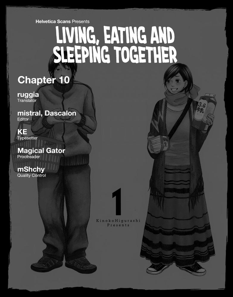 Living, Eating and Sleeping Together Chapter 10 page 1 - Chapter 10: Cuz We’re Family