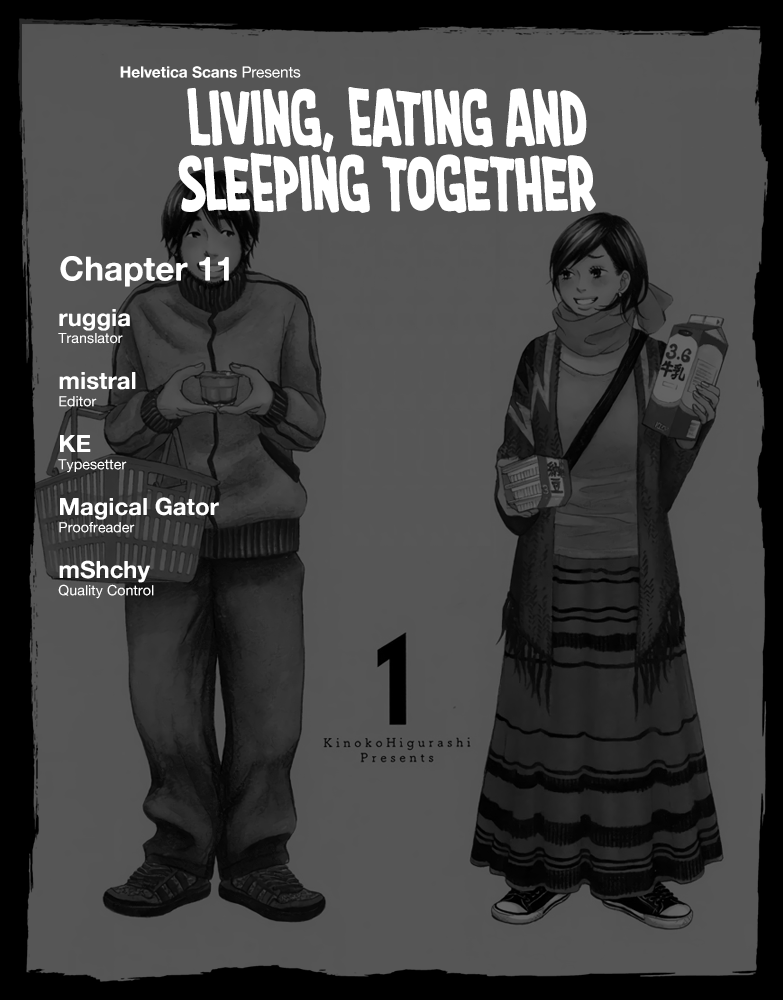 Living, Eating and Sleeping Together Chapter 11 page 1 - Chapter 11: Drinking Together