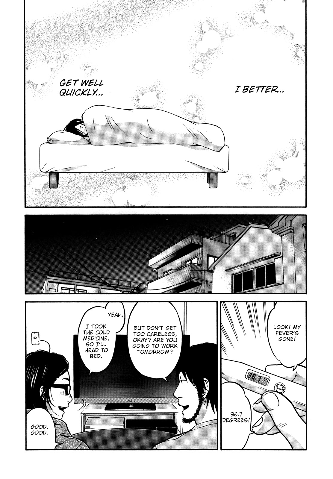 Living, Eating and Sleeping Together Chapter 17 page 18 - Chapter 17: Ritsuko Catches a Cold
