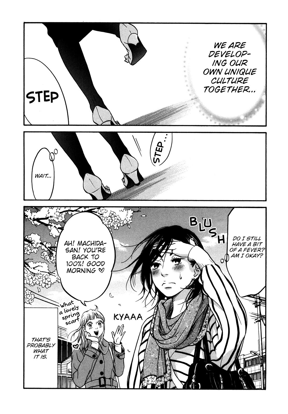 Living, Eating and Sleeping Together Chapter 17 page 22 - Chapter 17: Ritsuko Catches a Cold