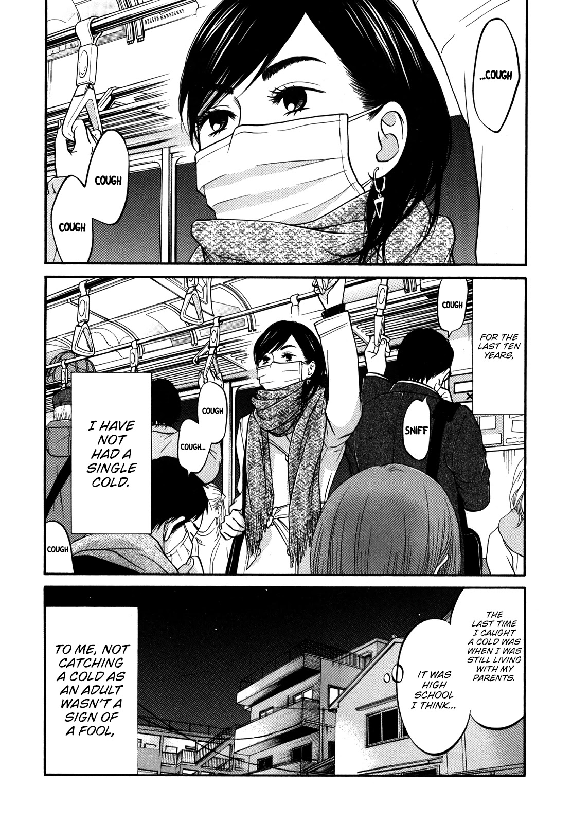 Living, Eating and Sleeping Together Chapter 17 page 3 - Chapter 17: Ritsuko Catches a Cold