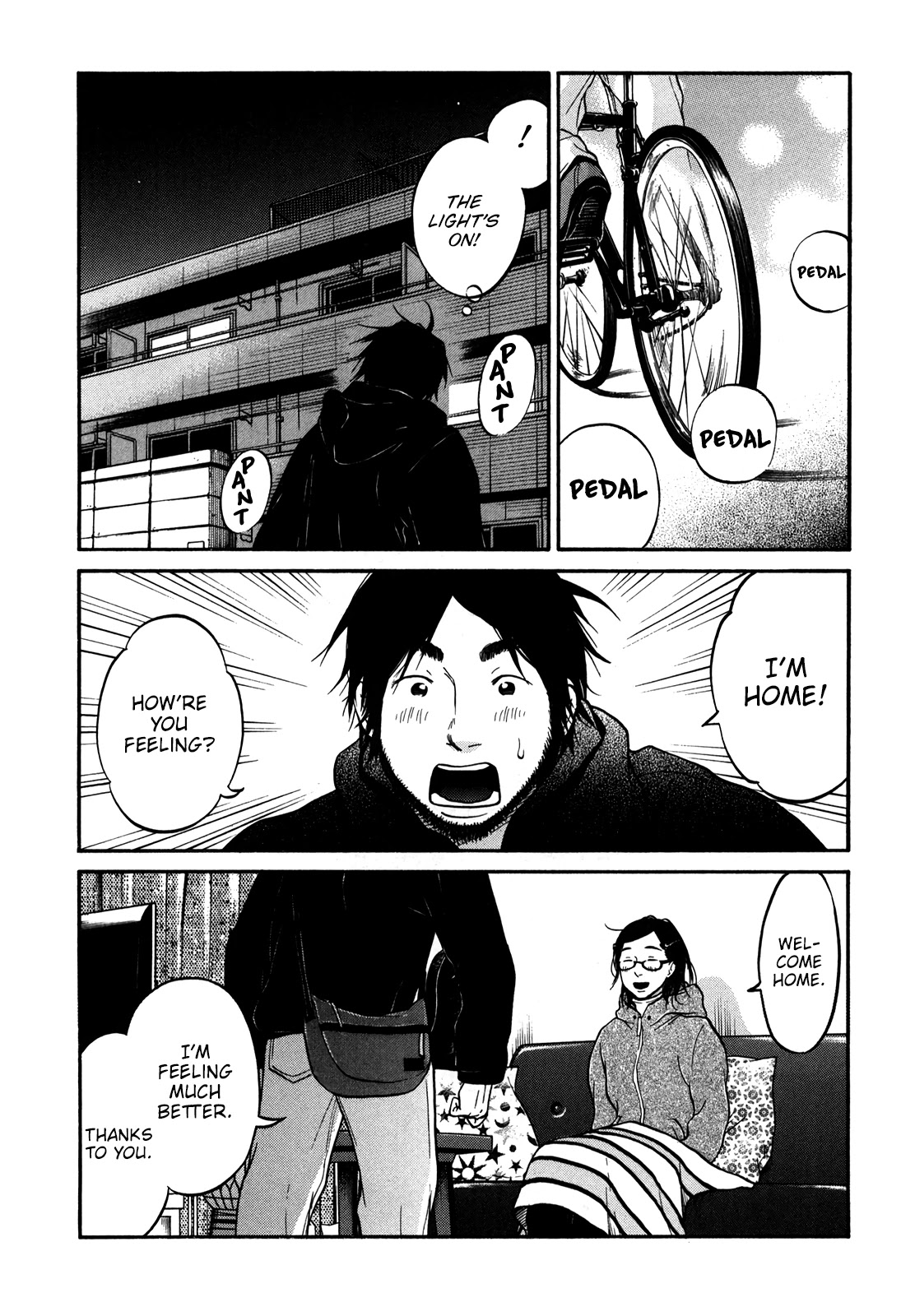 Living, Eating and Sleeping Together Chapter 17 page 37 - Chapter 17: Ritsuko Catches a Cold