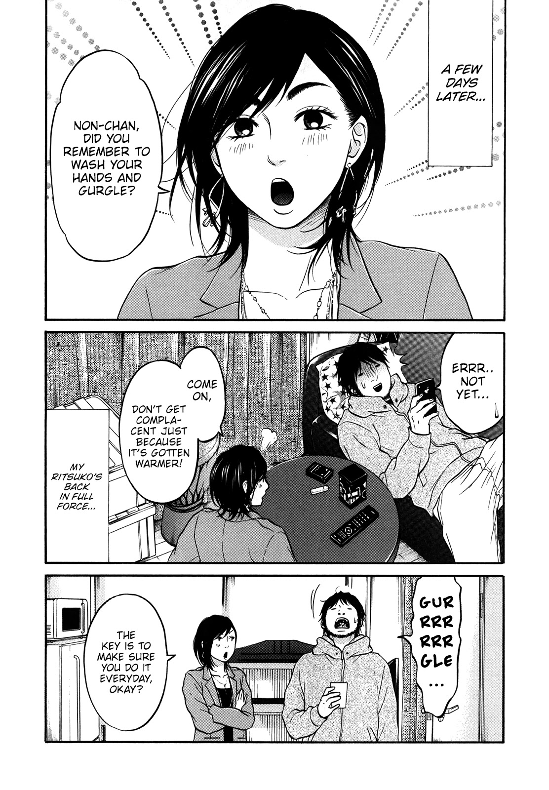 Living, Eating and Sleeping Together Chapter 17 page 39 - Chapter 17: Ritsuko Catches a Cold