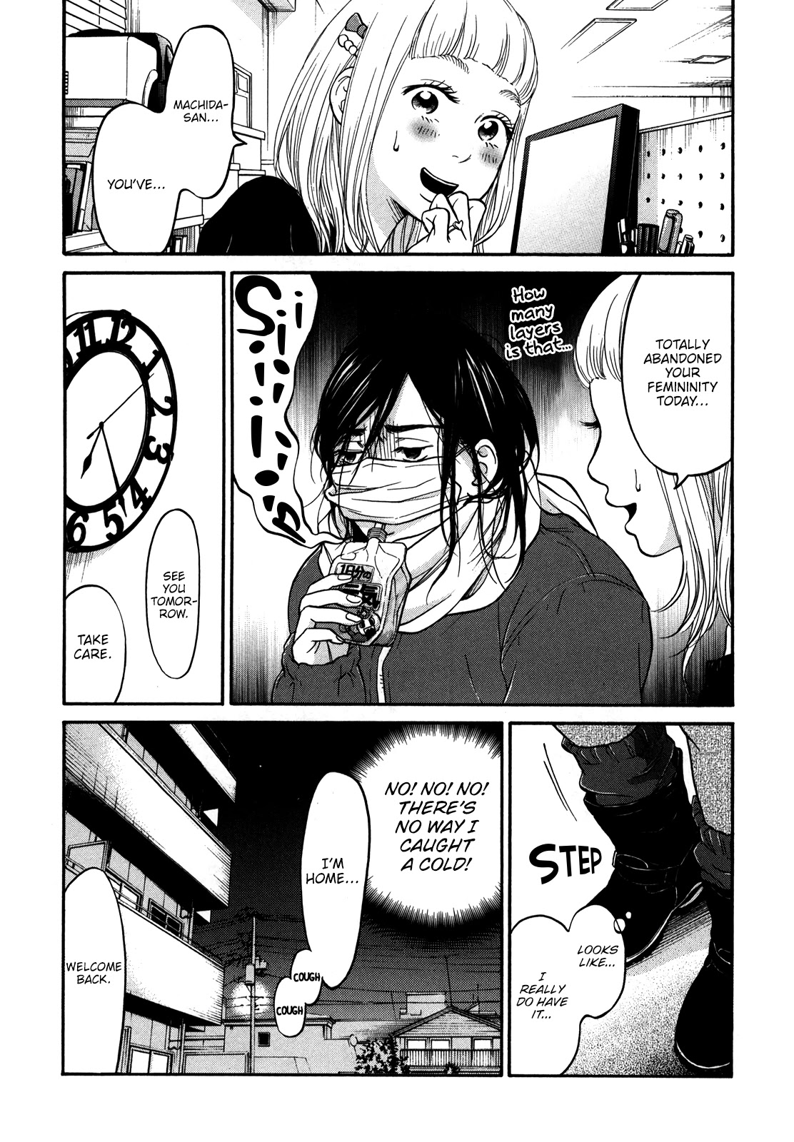 Living, Eating and Sleeping Together Chapter 17 page 6 - Chapter 17: Ritsuko Catches a Cold