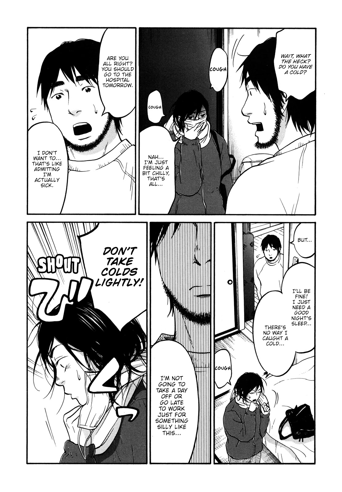 Living, Eating and Sleeping Together Chapter 17 page 7 - Chapter 17: Ritsuko Catches a Cold
