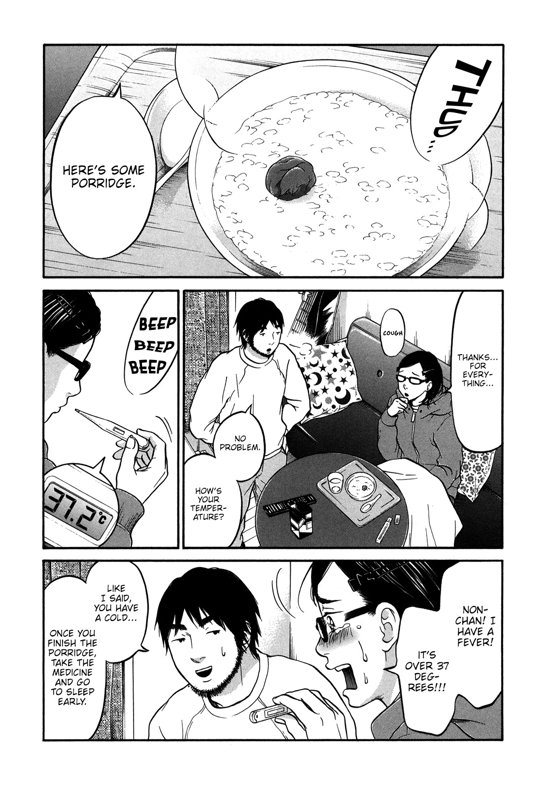 Living, Eating and Sleeping Together Chapter 17 page 9 - Chapter 17: Ritsuko Catches a Cold