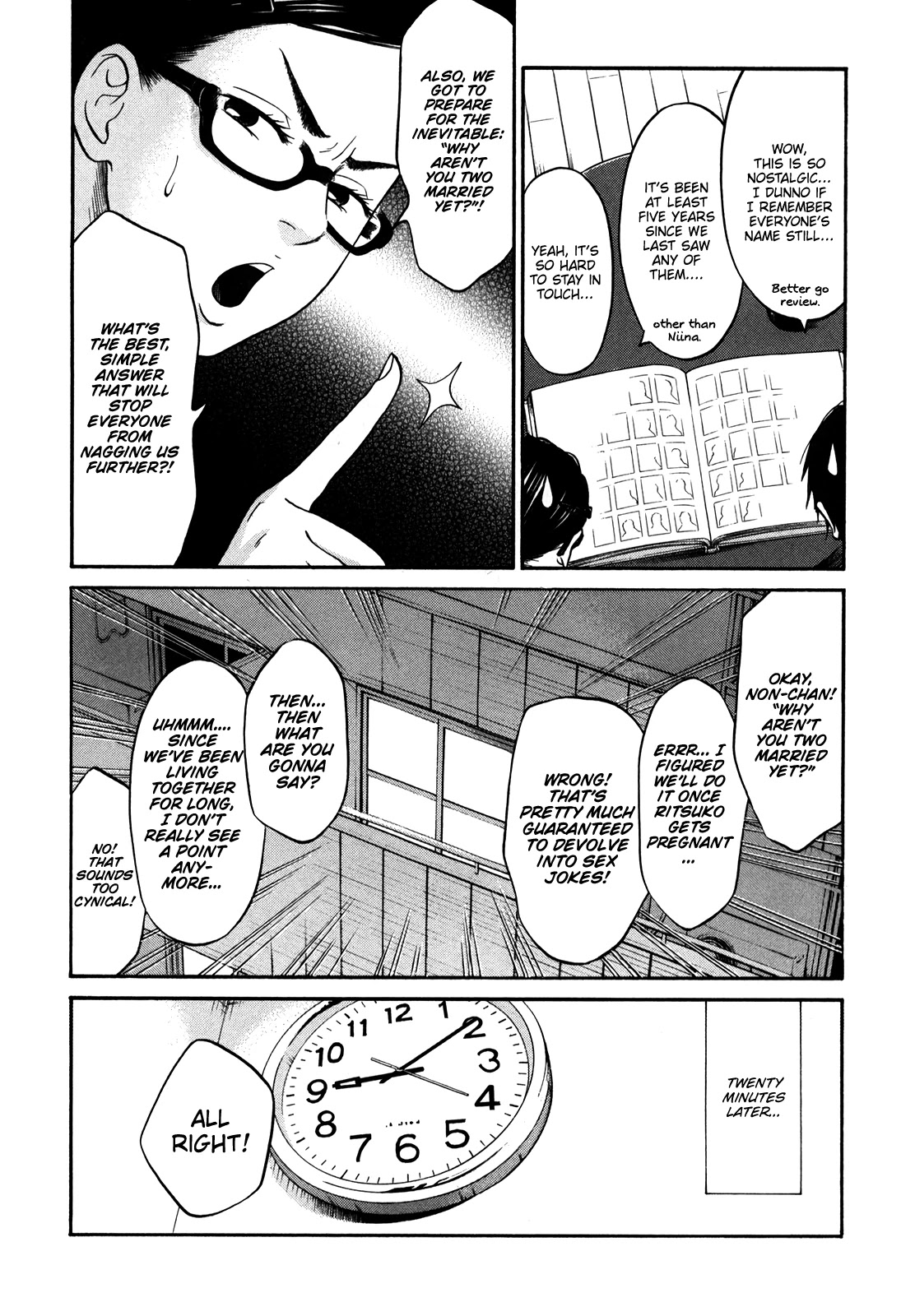Living, Eating and Sleeping Together Chapter 18 page 5 - Chapter 18: Class Reunion ①