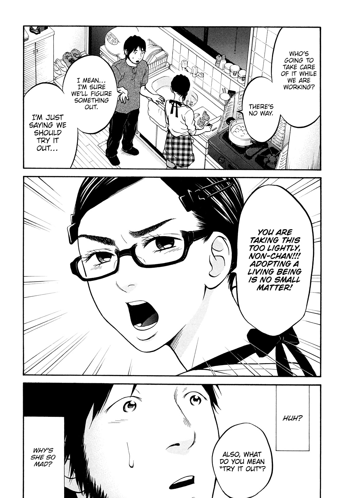 Living, Eating and Sleeping Together Chapter 22 page 10 - Chapter 22: Non-chan Wants a Cat