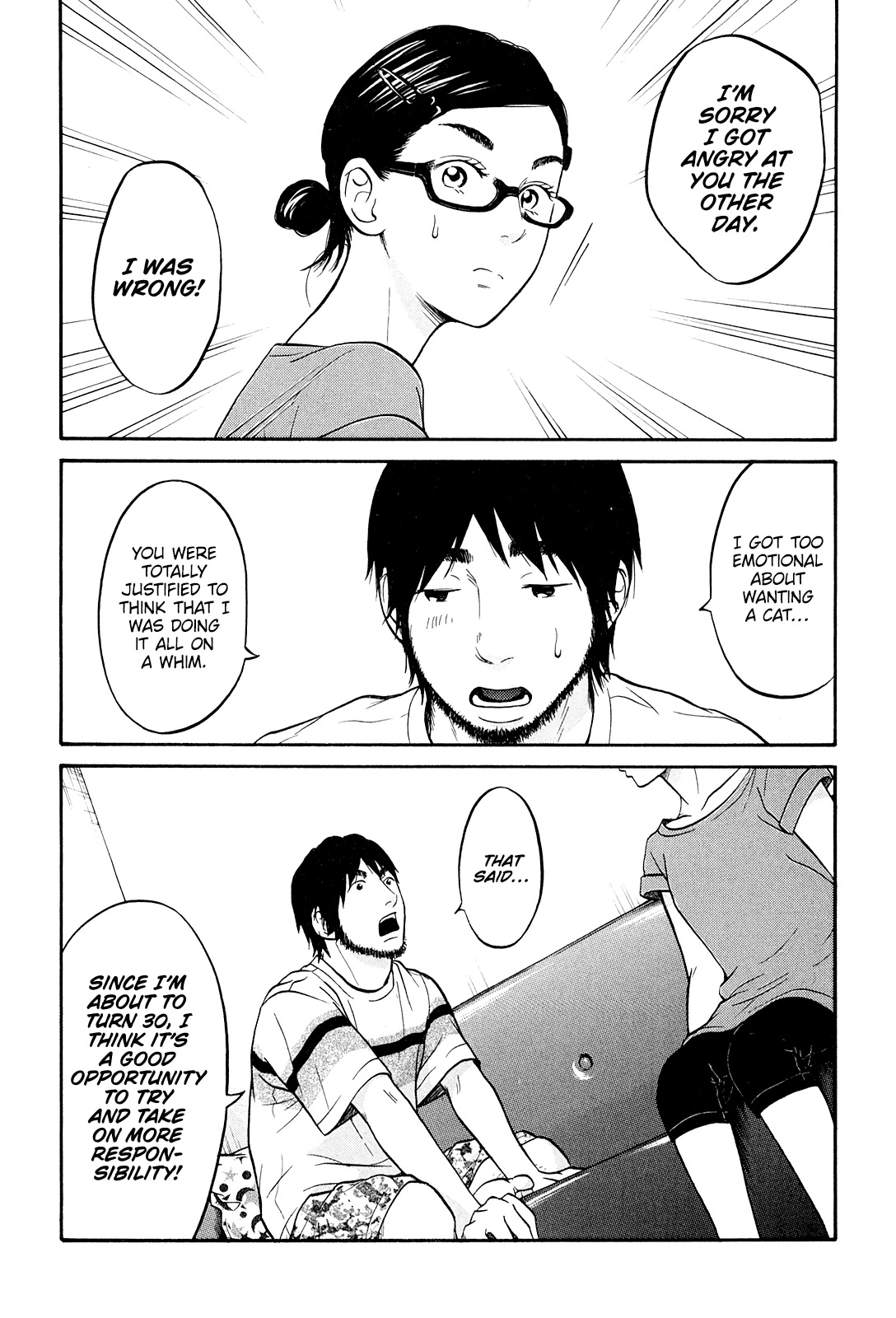 Living, Eating and Sleeping Together Chapter 22 page 19 - Chapter 22: Non-chan Wants a Cat